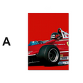 Poster Formel 1 Rennwagen Rennfahrer Aquarell · Deko Print ohne Rahmen