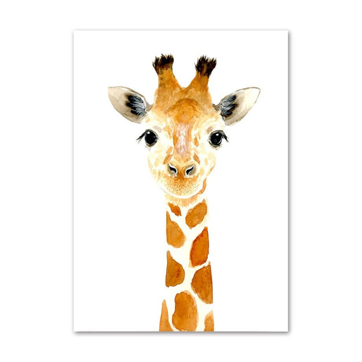 Poster Kinderzimmer Tiere Fuchs Elefant Bär Hase Zebra · Kinderzimmer Bilder · Wand Deko · Kunst Druck · Deko Print · ohne Rahmen
