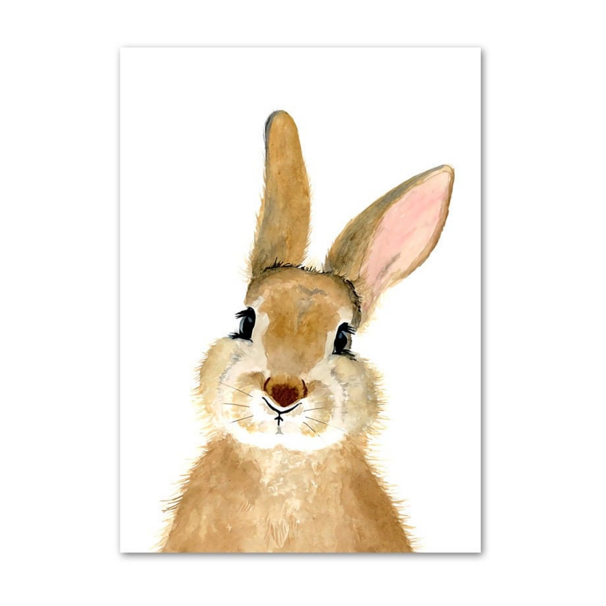 Poster Kinderzimmer Tiere Fuchs Elefant Bär Hase Zebra · Kinderzimmer Bilder · Wand Deko · Kunst Druck · Deko Print · ohne Rahmen