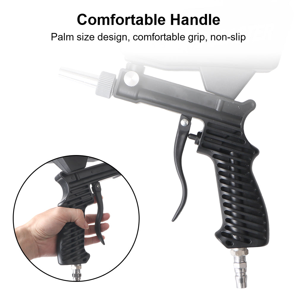 Rust Blasting Device Gravity Sandblasting G un Adjustable Blasting Machine Pneumatic Sandblasting Set