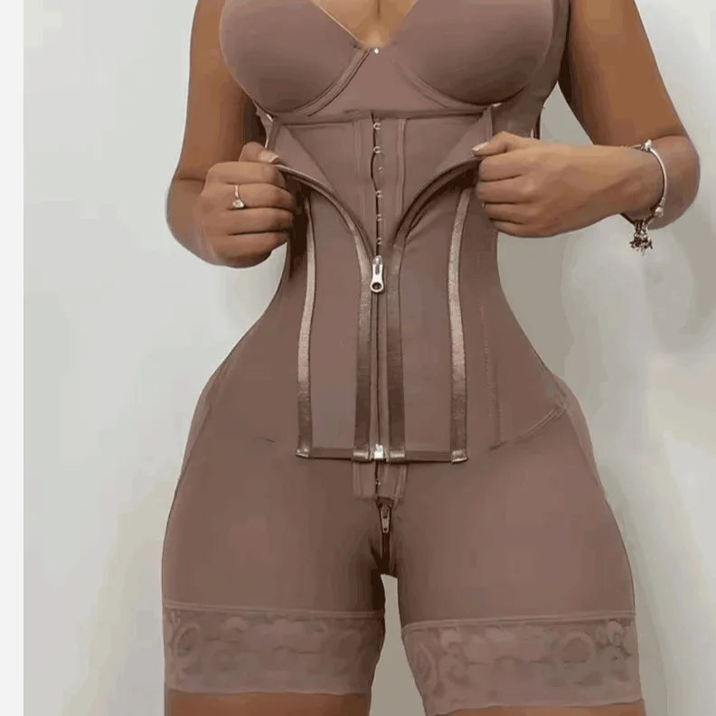 Wholesale Colombian Garments High Compression Tummy Control Stage 1 Post-Op Surgery Girdles Colombianas Fabric Silk Spandex