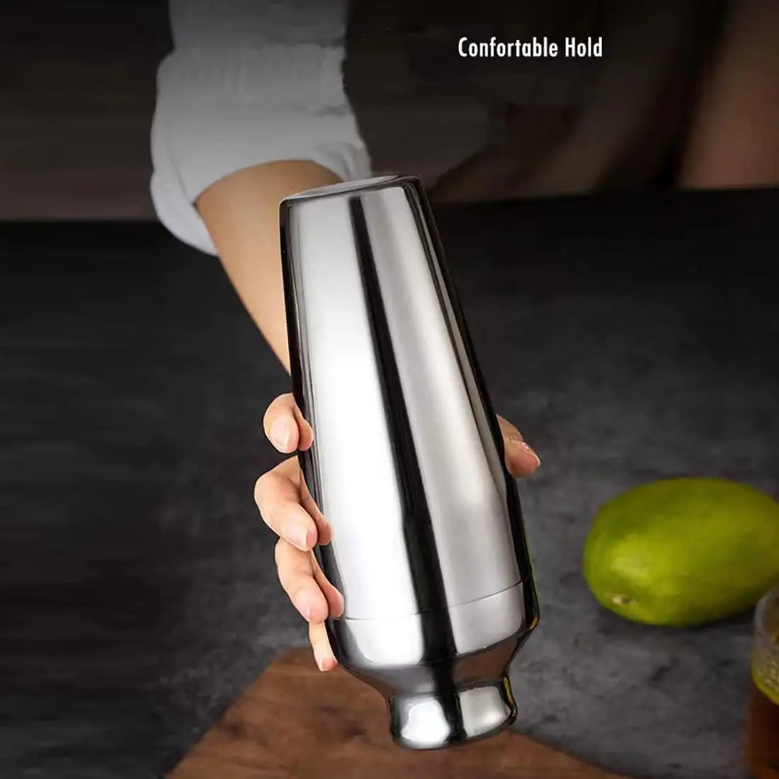 Professional Bartender Barware Tool-Deluxe Stainless Steel Cocktail Shaker for Weddings Parties Custom Logos for Living Room Use