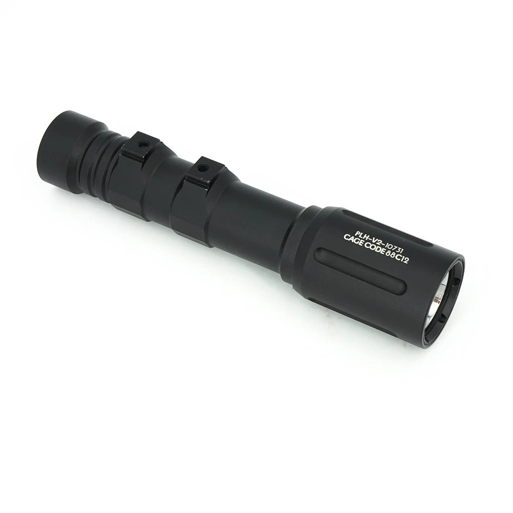 Tactical PLHv2 LED Flashlight 1350 Lumens High Output White Light CNC Aluminum Scout Outdoor Hunting Flashlight Long Short Versi