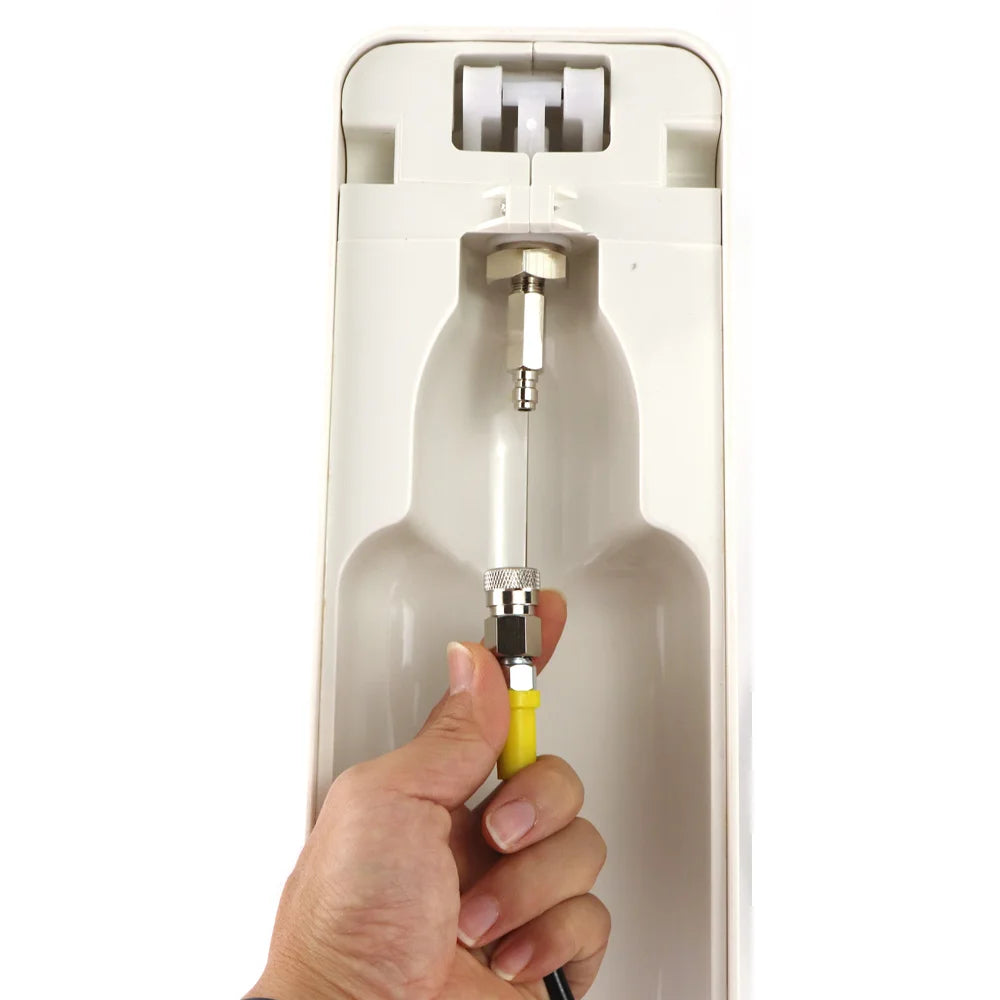 New External Co2 Tank Adapter With Quick Disconnect Connector Fit SodaStream To External CO2 Tank Cylinder