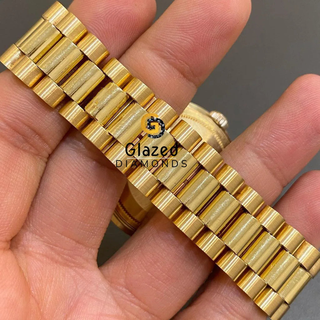 A Charm Luxury in Hip Hop Wrist Watch Combines Stainless Steel With Round Brilliant Cut Lab Grown Diamonds for Men