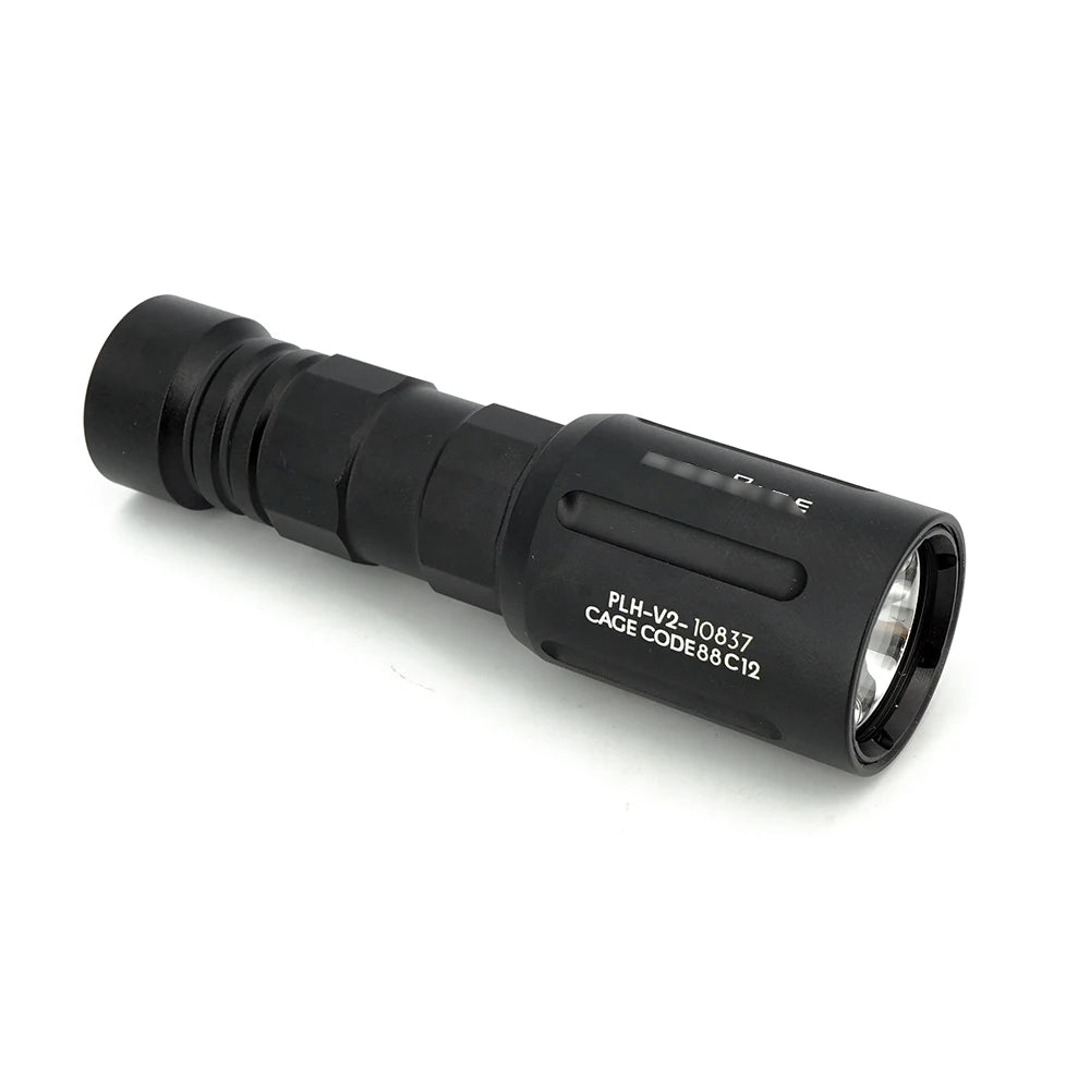 Tactical PLHv2 LED Flashlight 1350 Lumens High Output White Light CNC Aluminum Scout Outdoor Hunting Flashlight Long Short Versi