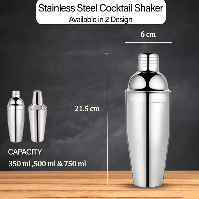Professional Bartender Barware Tool-Deluxe Stainless Steel Cocktail Shaker for Weddings Parties Custom Logos for Living Room Use