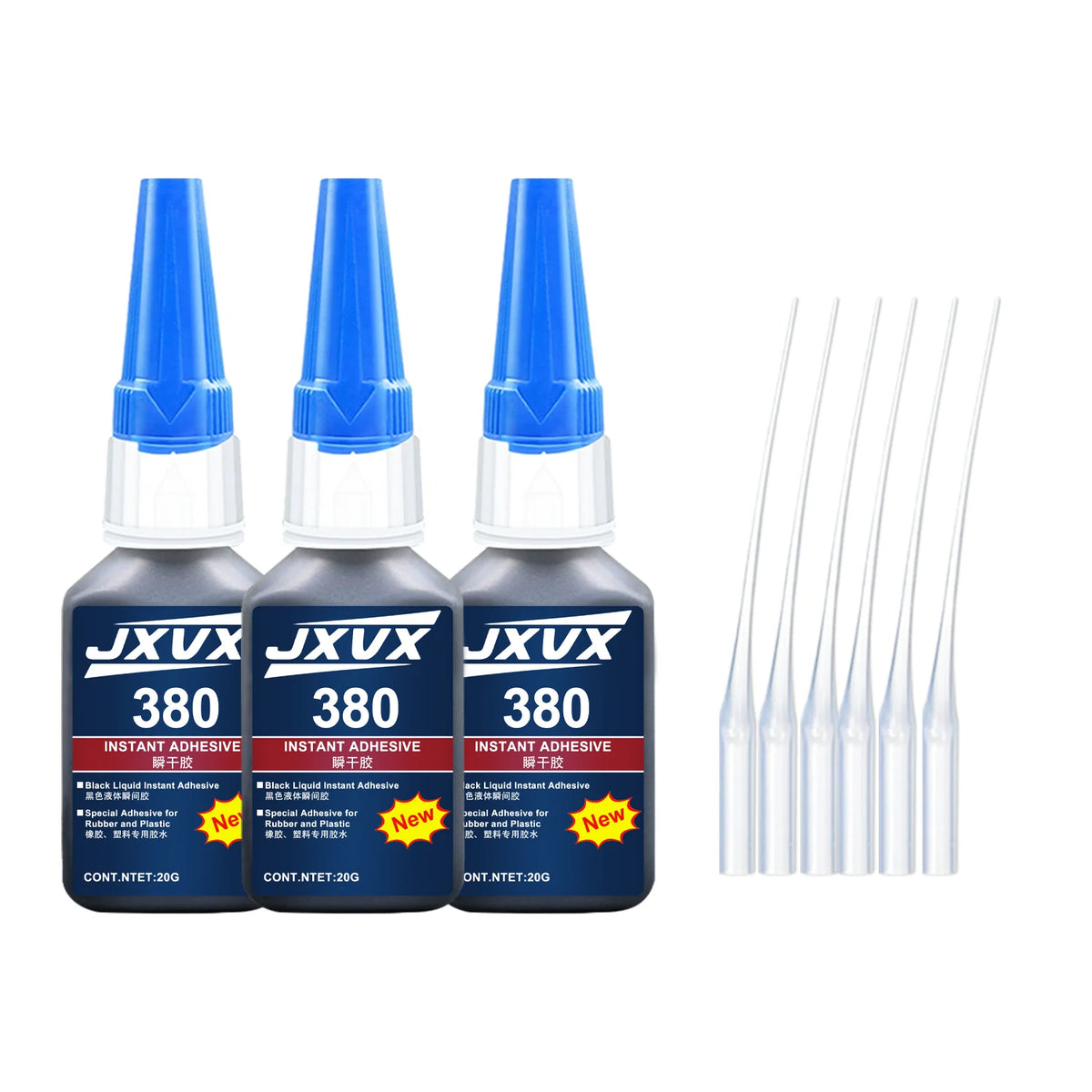 380 Strong Plastic Repair Adhesive - Waterproof Glue Instant Bonding Quickly Fixes Cracks,for ABS PP PVC Crack Fix All plastics.