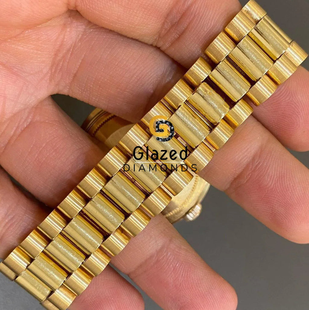 A Charm Luxury in Hip Hop Wrist Watch Combines Stainless Steel With Round Brilliant Cut Lab Grown Diamonds for Men