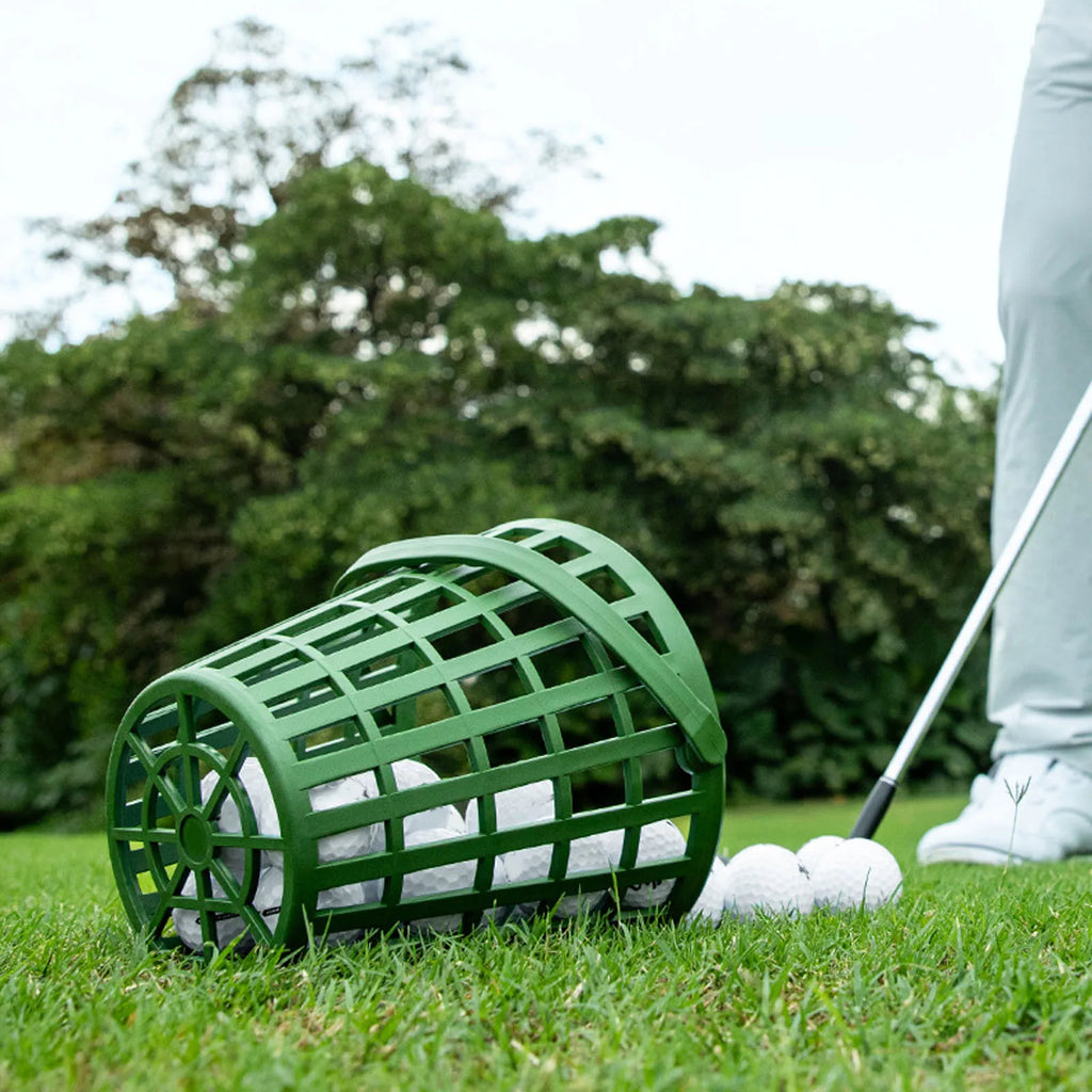 Golf Ball Basket Ball Bucket Stable Carry Bucket Anti Rolling Practical with Handle for Practice Course Driving Range Court