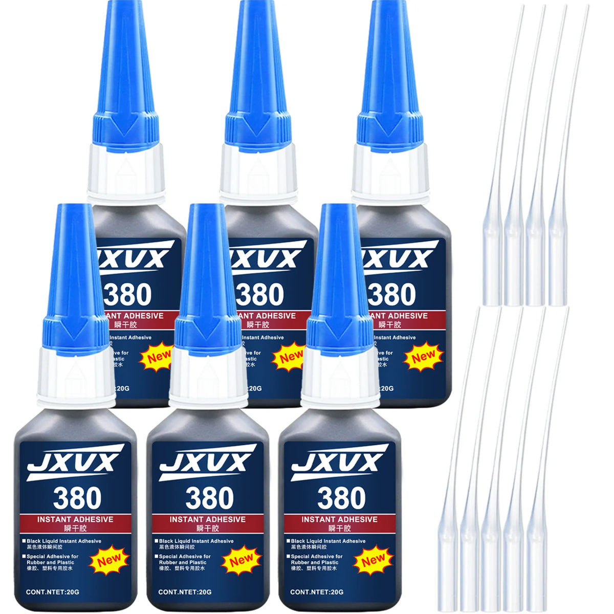 380 Strong Plastic Repair Adhesive - Waterproof Glue Instant Bonding Quickly Fixes Cracks,for ABS PP PVC Crack Fix All plastics.