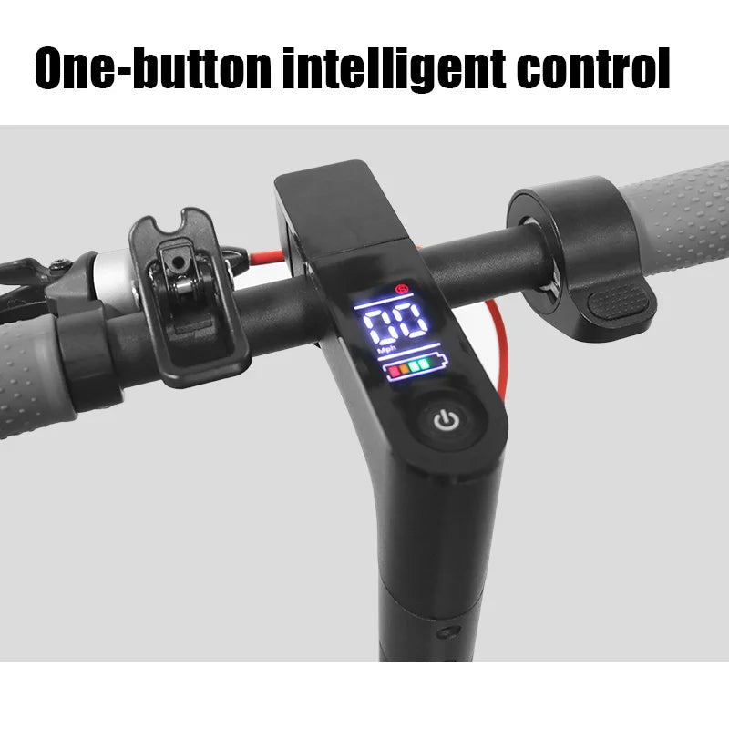 1/2Pcs 350W Electric Scooter For Adult & Teen, 30km Max Range, 30km/h Max Speed, APP Control, E Brake + Disc Brake, LED Light