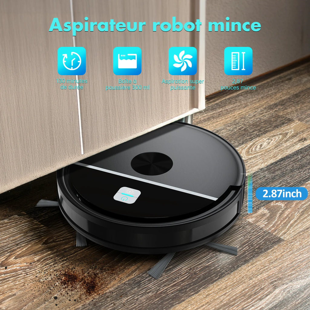 Hot Sales Automatic Office Cleaner 3500Pa High Suction Battery Robot Vacuum Cleaner and Mopping Electric Cleaner Vacuum Sweeping