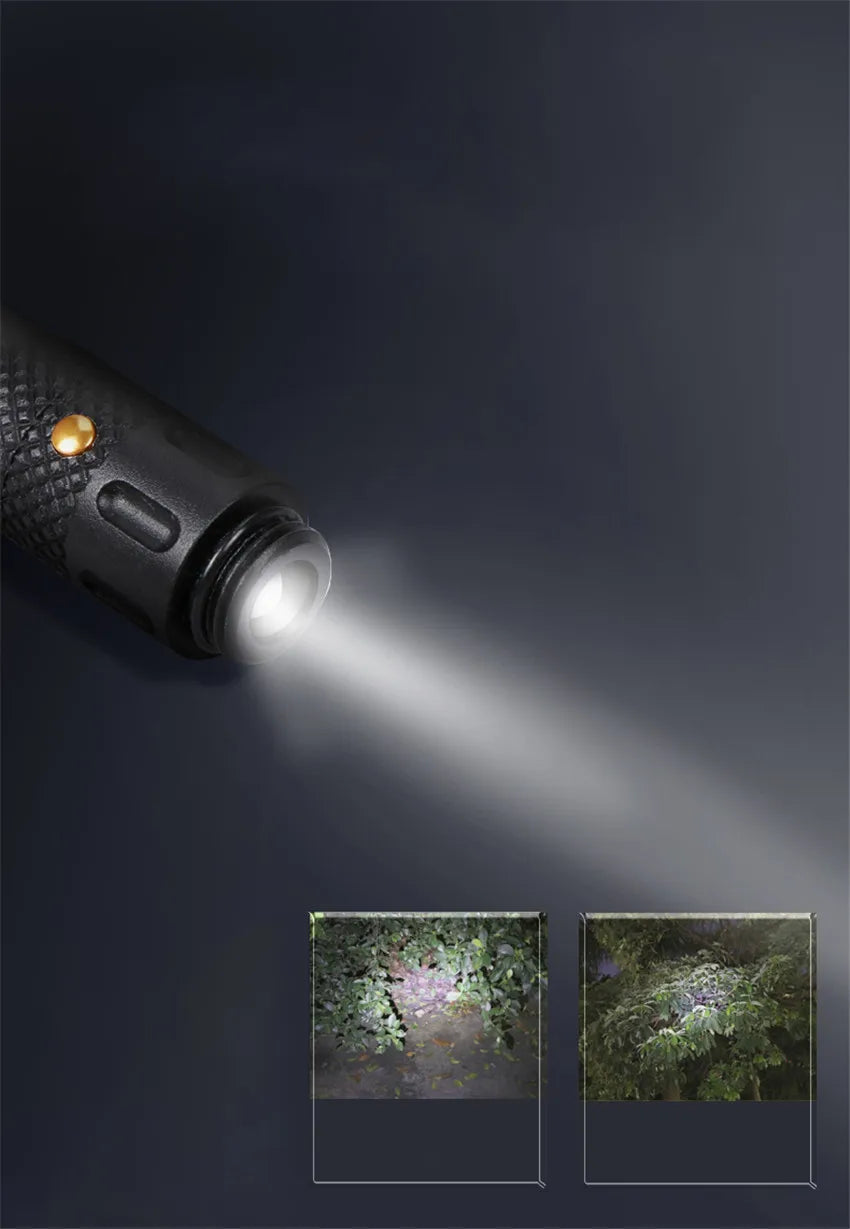 Multi-functional Self Defense Tactical Pen Portable Lighting Defense Pen, Outdoor Emergency Survival Broken Window Tactical Pen