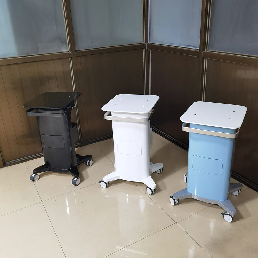 Free Shipping Luxury Spa Salon Trolley Cart Plastic Modern Design Hospital Use Facial Beauty Equipment