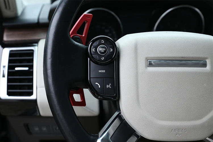 For Land Rover Range Rover Sport Voque Evoque Velar Steering Wheel Button Decorative Frame For Discovery 5/Sport
