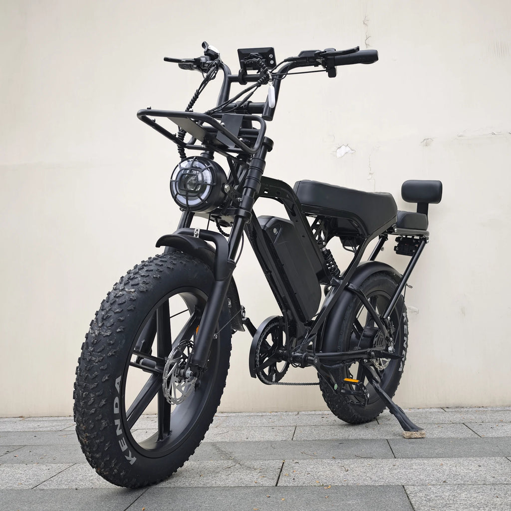 VOMO X80 PRO Electric Bicycle Steel Frame  Hydraulic Disc Brakes 7-Speed Pedal-Assist 15AH Brushless Lithium City E-Bike