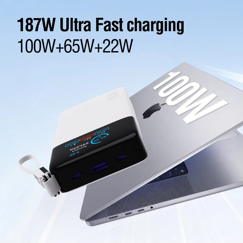 Original NOBIS Power Bank,25000mAh 187W Laptop and Phone Portable Charger, Fast Charging Battery Pack, Travel Charger for Laptop