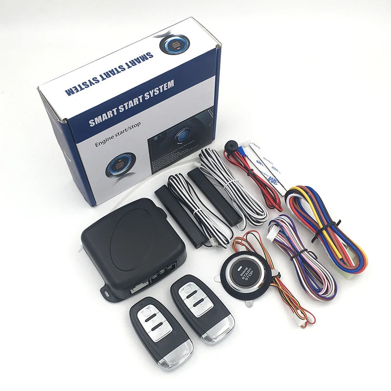 New Hot Sale Universal Pke Push Button Engine Start Stop Keyless Entry Remote Start Auto Hot Sale in South American Market