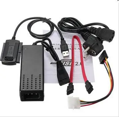 SATA/PATA/IDE to USB 2.0 Adapter Converter Cable for Hard Drive Disk 2.5" 3.5 Hard Drive FE for Hard Drive Disk