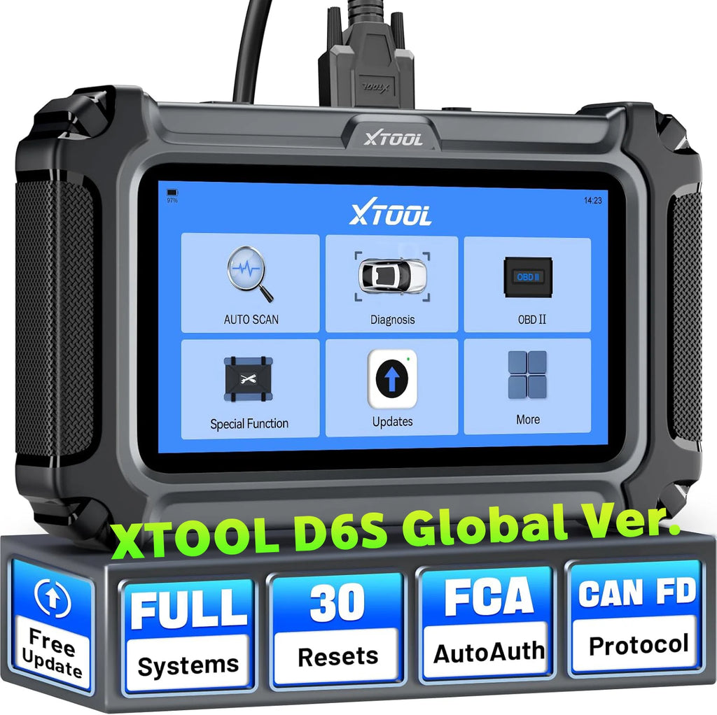 EU Stock XTOOL D6S 2026 Car Escaner Automotriz Code Reader Mechanic Tools Automotive Diagnostic Scanner 30 Resets for Workshop