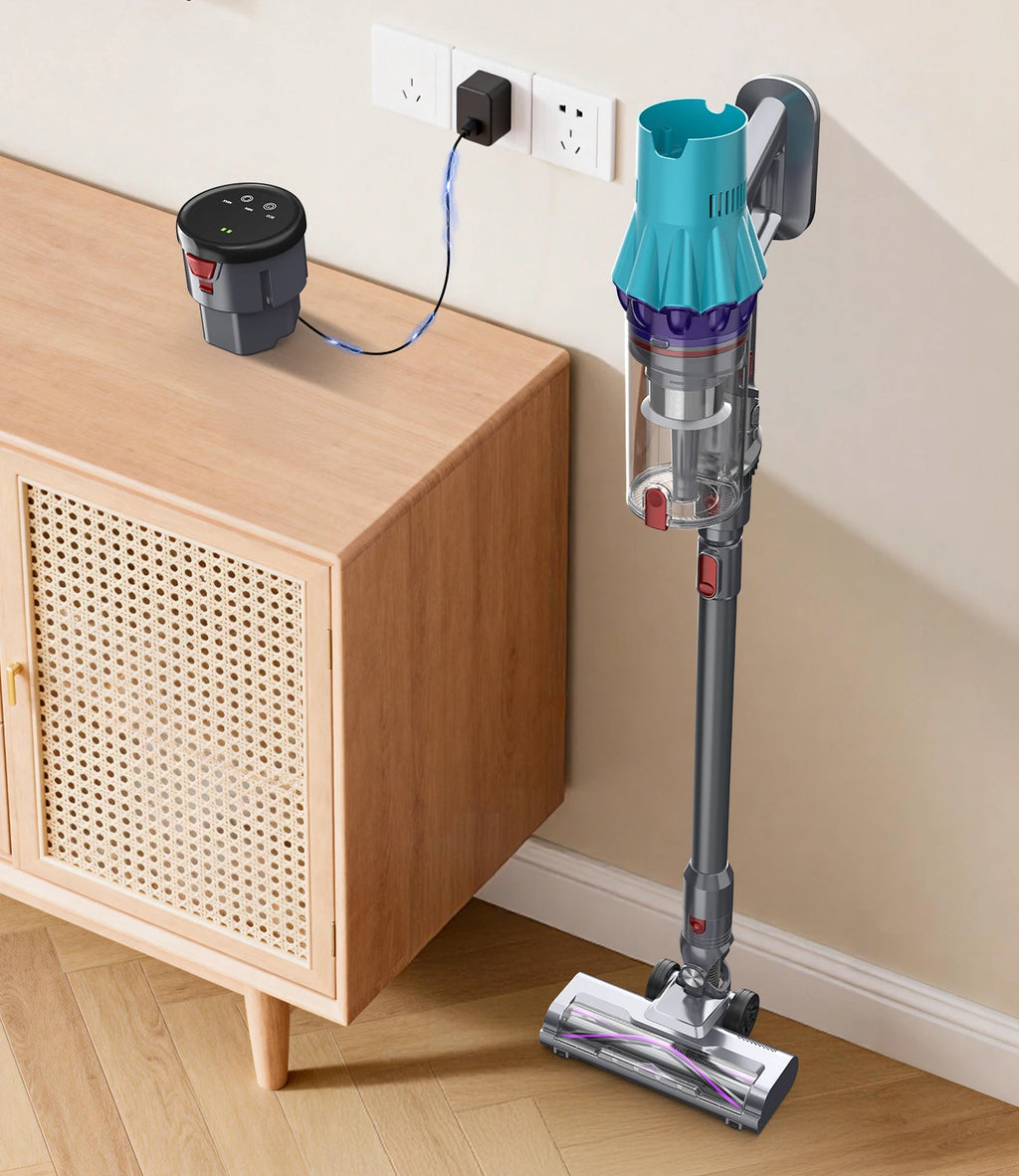 Cordless Upright Stick Vacuum Cleaner 27kPa 300W Brushless Motor Bagless Hotel Dry Use Lightweight Anti-Tangle with CE EMC ROHS