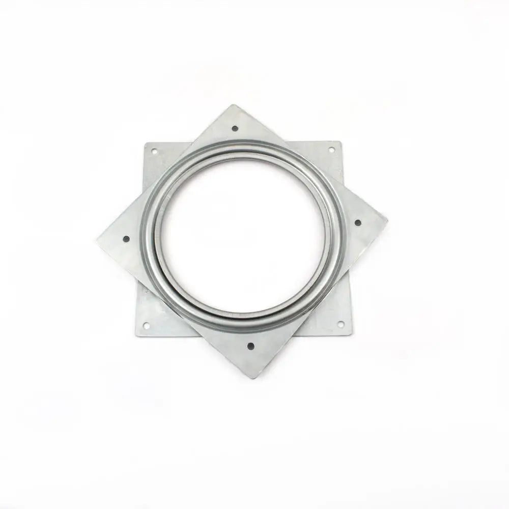 2/3/4/6 Inch Galvanized Square Swivel Plate 360 Degree Full Ball Bearing Lazy Susan Plate Storage Rack for Efficient Storage