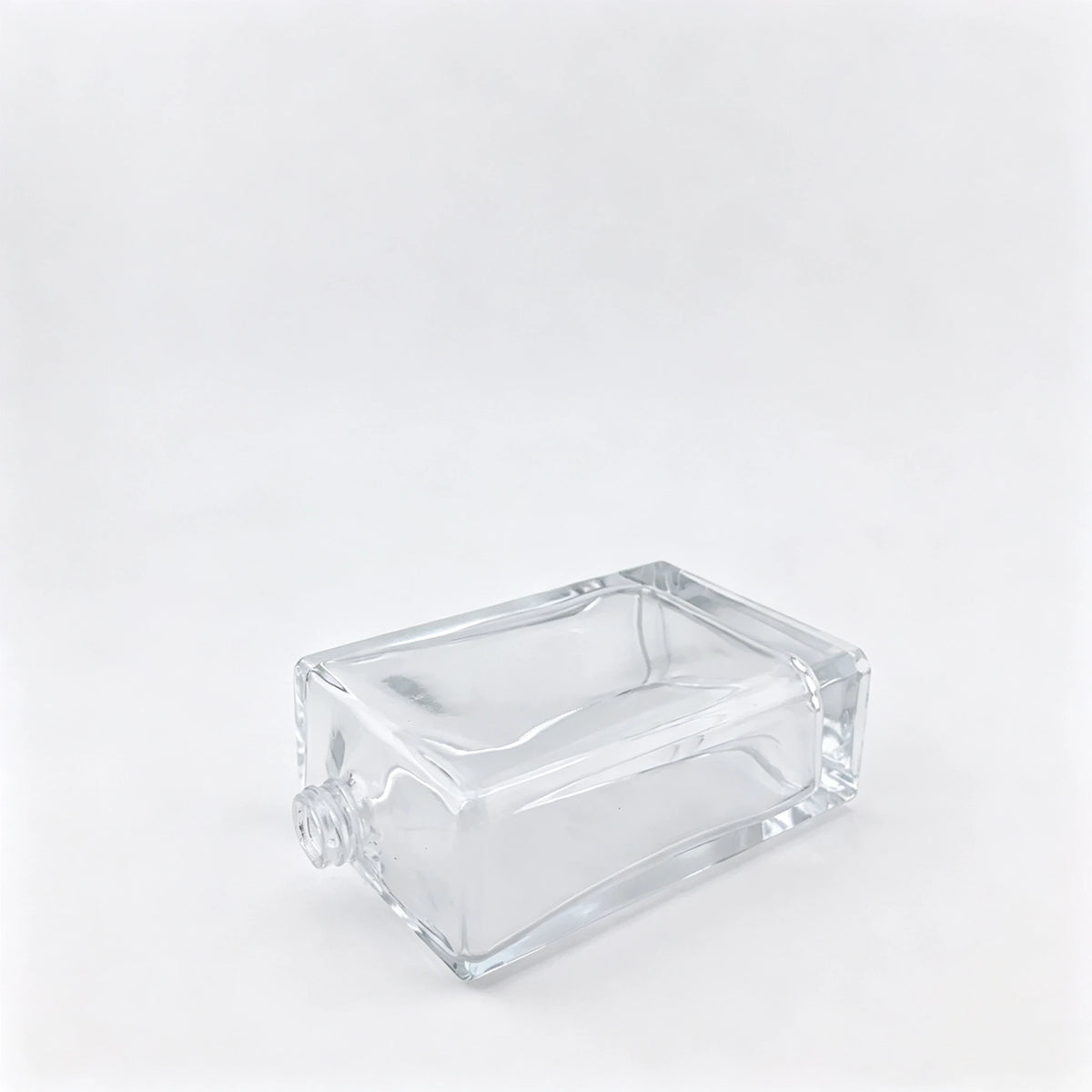 Manufacturer's 100ml Empty Square Mist Spray Glass Perfume Bottle with Screen Printing and Pump Sprayer Seal