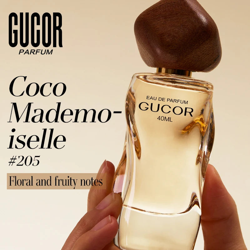 GUCOR 205 40ml Mini Women's Coco Mademoiselle Eau De Parfum Mist-Long Lasting Floral Scent for Ladies