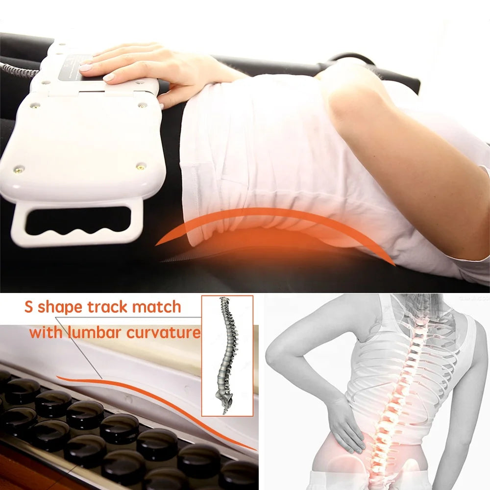 Hot Sale Jade Massage Bed with Infrared Heating Therapy & Spine Traction for Home and Spa Use