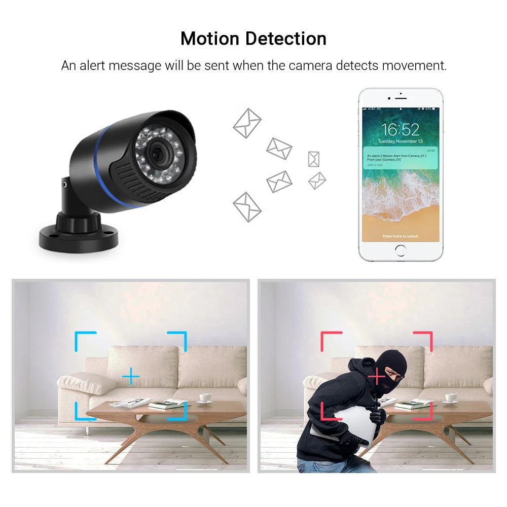 8MP 4K Ultra HD IP Camera 5MP Bullet Web Camera Audio Record Motion Detection Waterproof Outdoor Camera XMeye Cloud H.265
