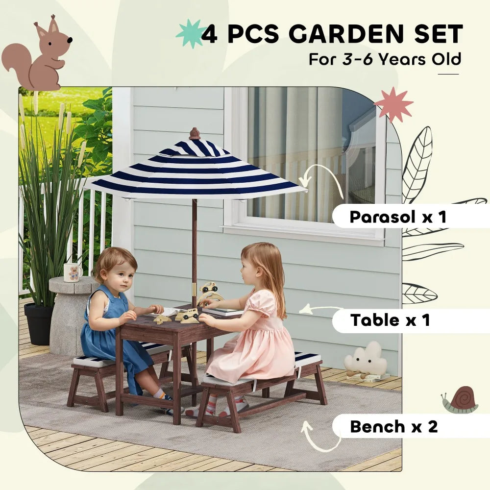 Kids Garden Picnic Table
