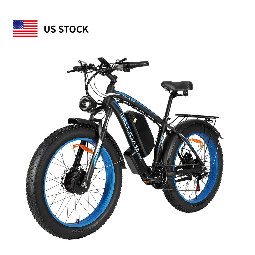 US in Stock Free Shipping Fat Tire E-bike 3000W 21 Speed for Mountain Off Road Riding Snow Electric Bike