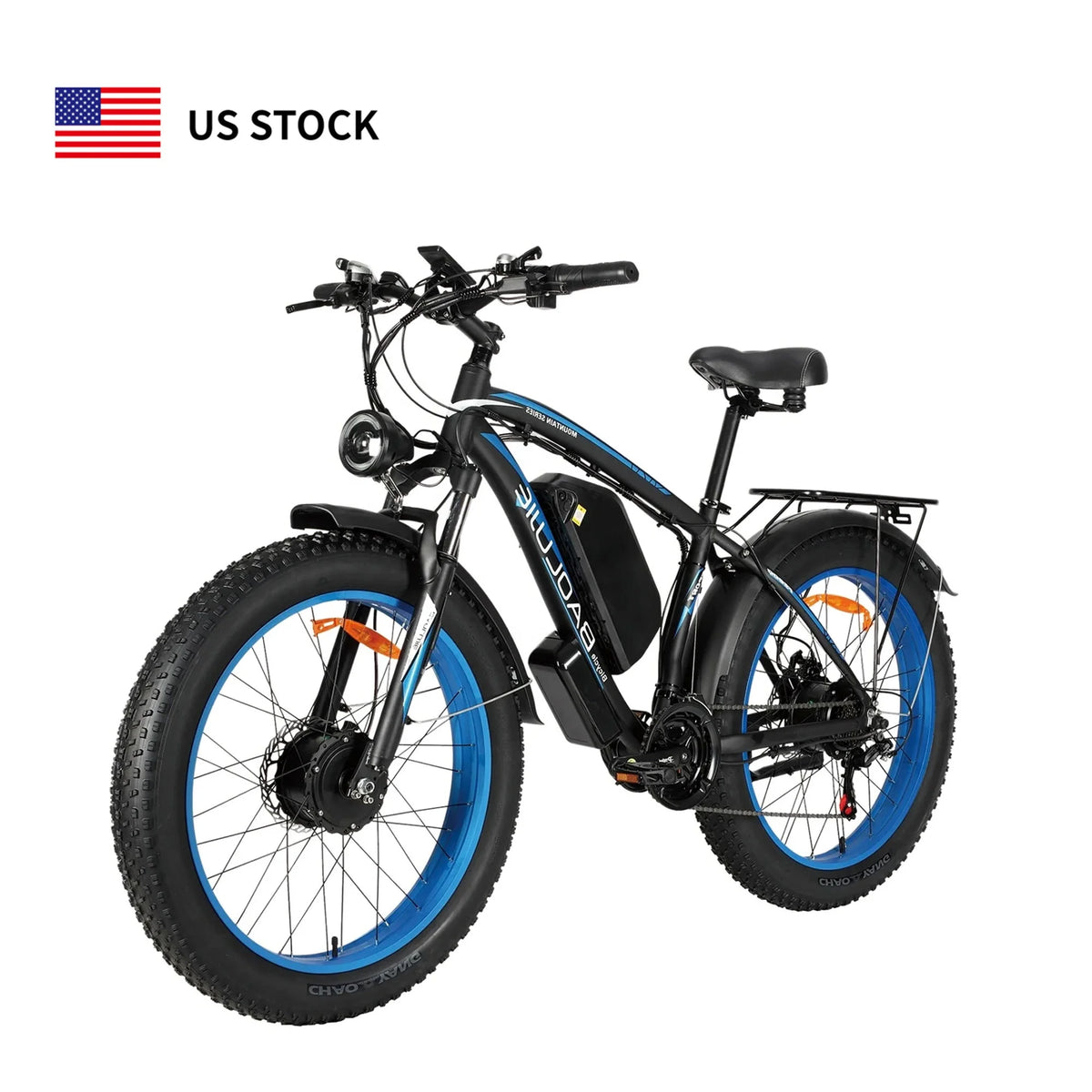 US in Stock Free Shipping Fat Tire E-bike 3000W 21 Speed for Mountain Off Road Riding Snow Electric Bike