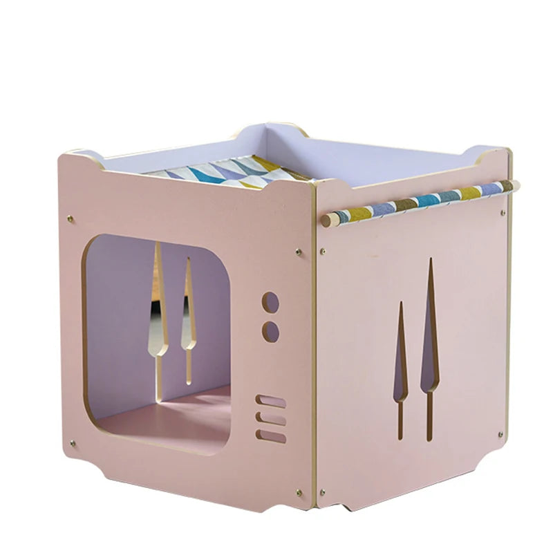 Pet House with Hammock Removable House for Small Animals to Use Dog Kennel Cat Kennel Can Be Customized Cat and Dog House