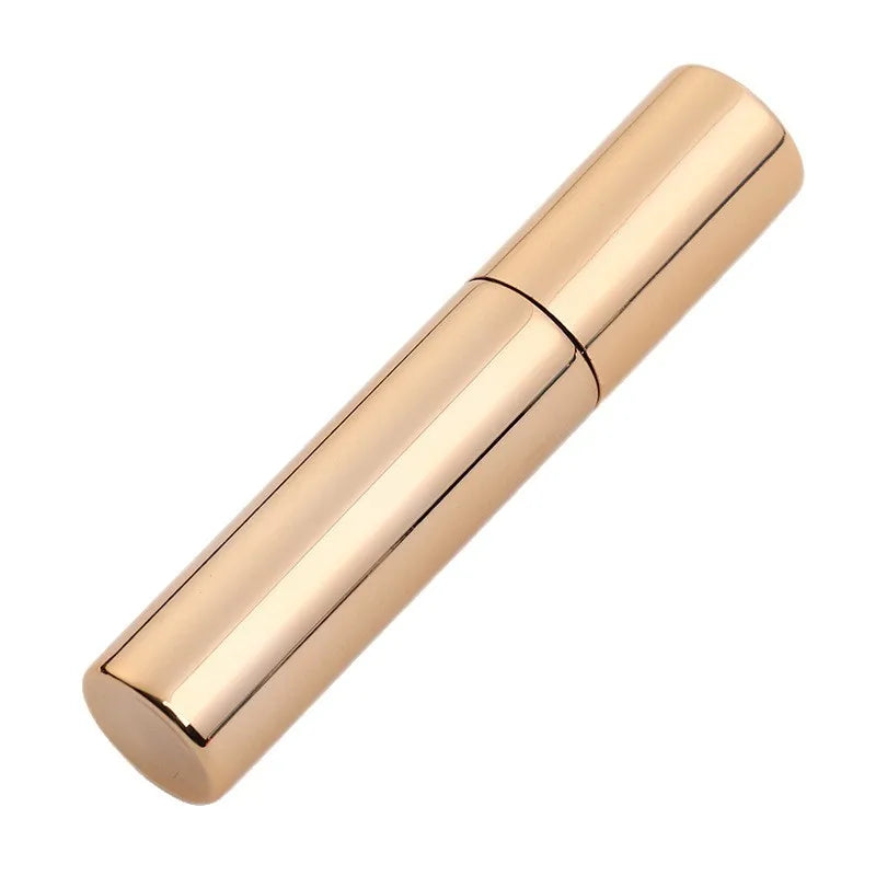 Hot Sale Cosmetic Packing 5ml 10 ml 15ml Tubular Glass Sample Tester Vials Gold Glass Vial Vintage Perfume Bottles
