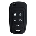5 Buttons Silicone Cover Holder Key Jacket for Chevrolet Camaro Cruze Volt Equinox Spark Malibu Sonic Flip Remote Key Case Shell