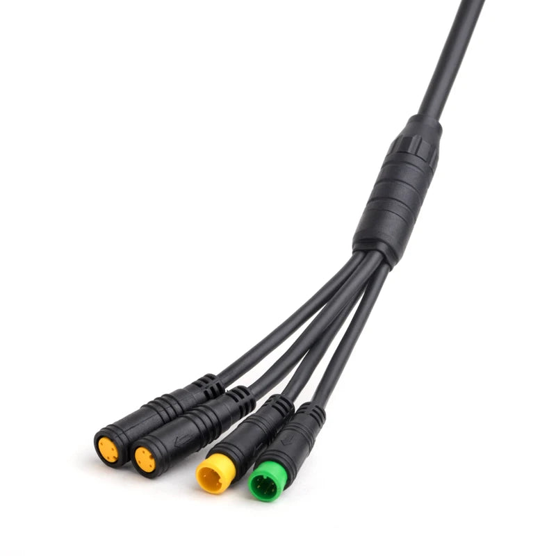 1T4 Main Cable for Bafang 8FUN, Mid Hub Motor Kits, E-Bike, BBS01B, BBS02B, BBSHD Connect, Brake Display, Electric Bicycle
