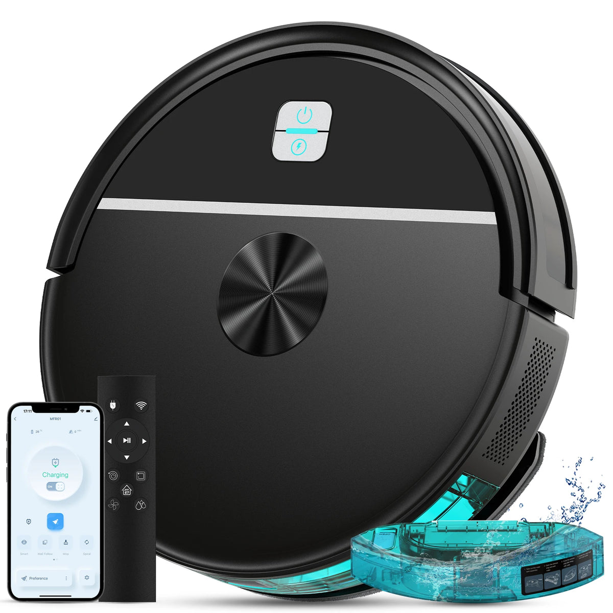 US Local Stock 3 in 1 Wet Dry Mop Household Floor Cleaner Robot Vacuum Cleaner Aspiradora Robot Wireless 3500Pa Strong Suction