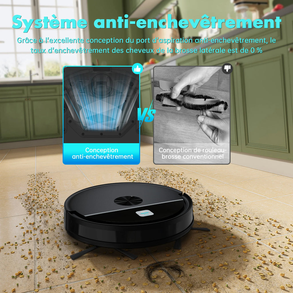 Hot Sales Automatic Office Cleaner 3500Pa High Suction Battery Robot Vacuum Cleaner and Mopping Electric Cleaner Vacuum Sweeping