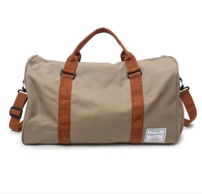 Wholesale High Quality Large Casual Man Luggage Handbag Waterproof Women Travel Overnight Duffel Bag with Shoe Compartment