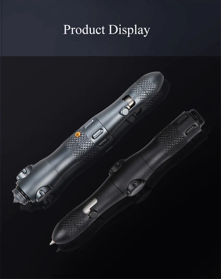Multi-functional Self Defense Tactical Pen Portable Lighting Defense Pen, Outdoor Emergency Survival Broken Window Tactical Pen