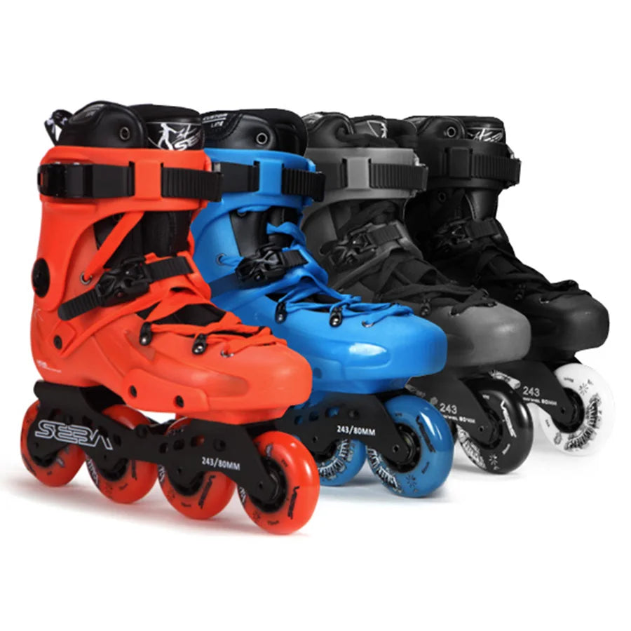 100% Original SEBA FR1 Inline Skates Street Free Style Roller Skating Shoes FSK Skates Slalom Sliding Patines Adulto