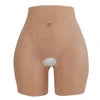 Plus Size Firm Shapers 2.0cm Padded Buttocks 100% Silicone Bodysuit Women's Underwear Open Crotch Design for Transgender