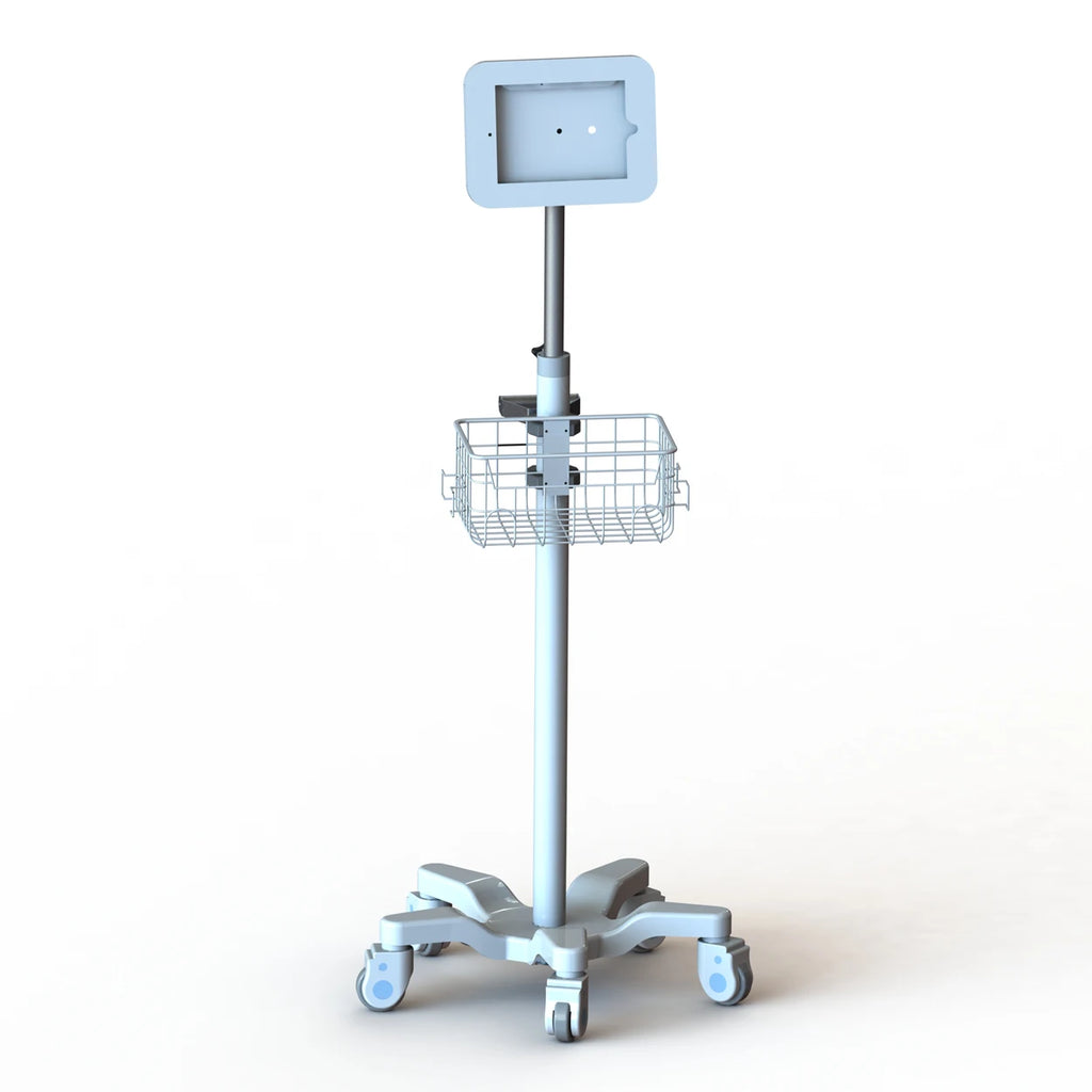 Ergonomic Design High-end Aluminum Hospital Monitor Stand/Dental Nursing Trolley/ Medical Tablet Cart