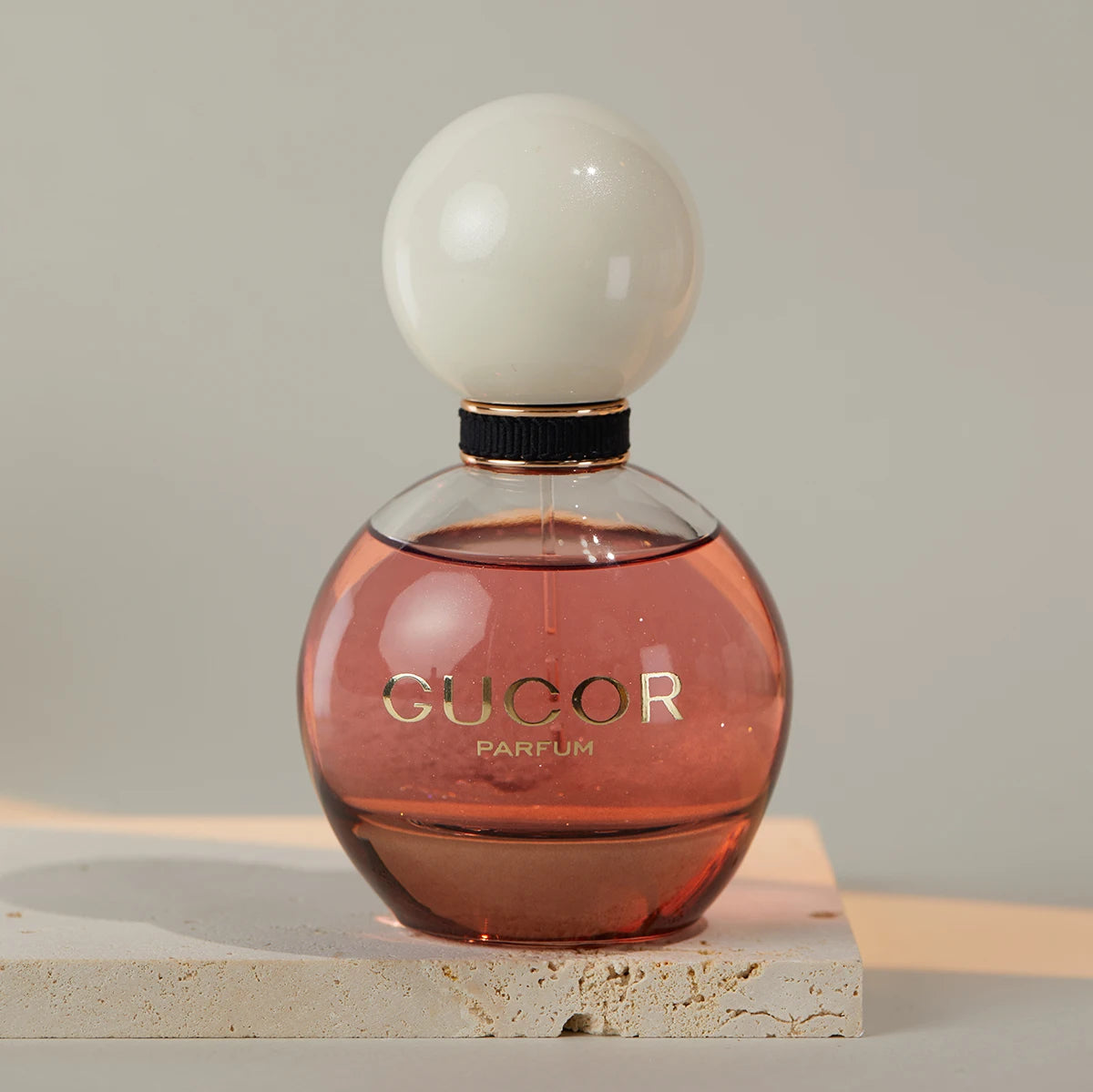 GUCOR 02 Series Women's Perfume 60ml High Transparency Glass with Fine Mist Nozzle French Sparkling Pearl Collection