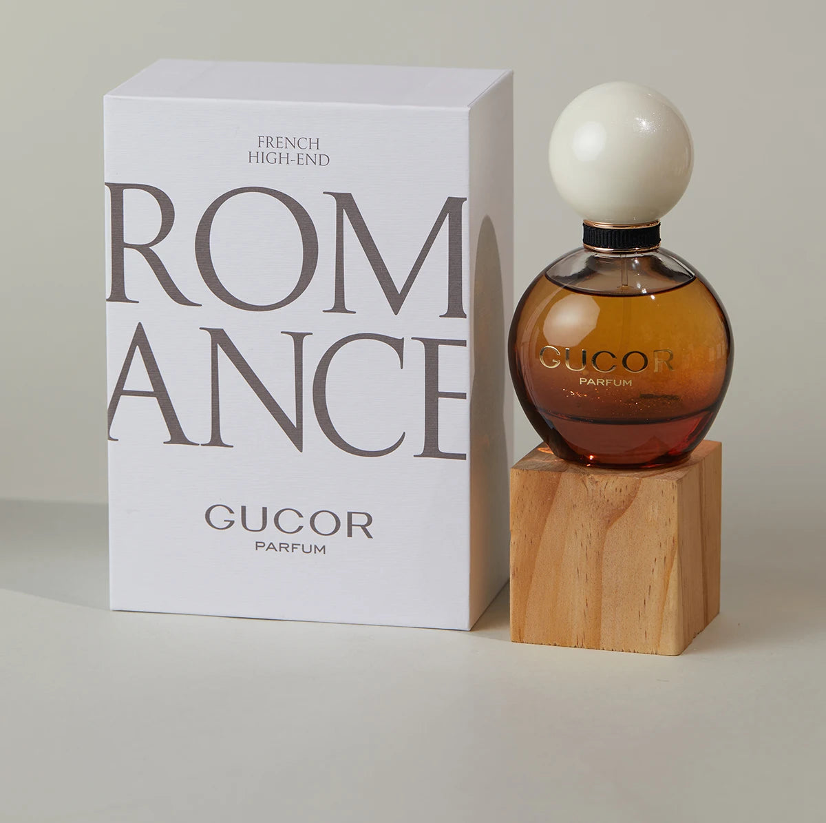 GUCOR 02 Series Women's Perfume 60ml High Transparency Glass with Fine Mist Nozzle French Sparkling Pearl Collection