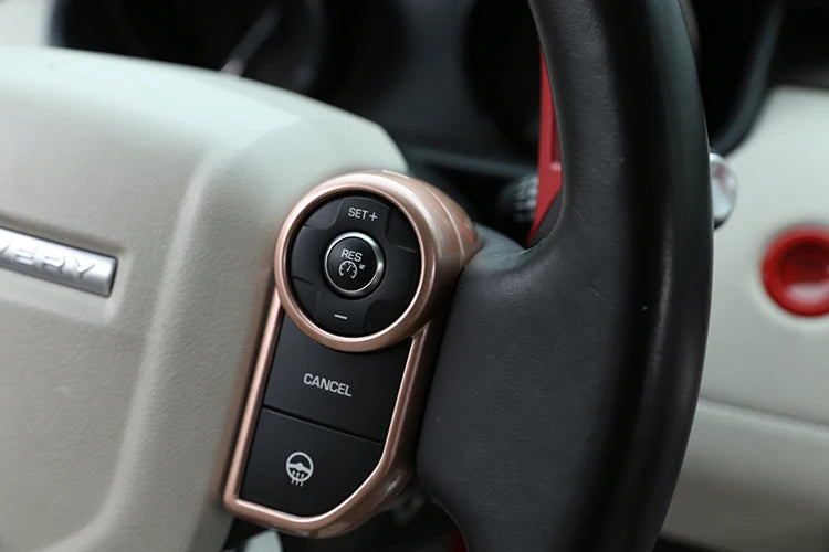 For Land Rover Range Rover Sport Voque Evoque Velar Steering Wheel Button Decorative Frame For Discovery 5/Sport