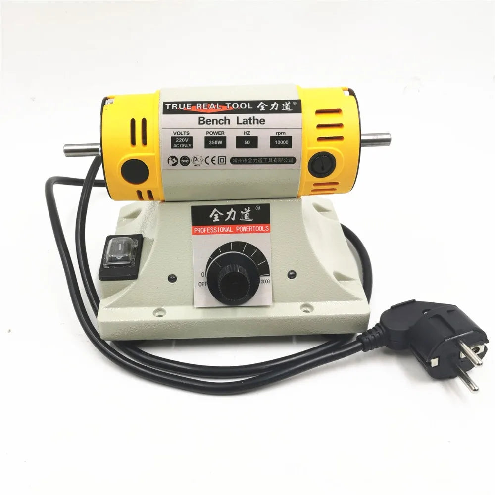 110V/220V 350W Polishing Machine For DIY Woodworking Jade Jewelry Dental Bench Lathe Machine Motor Grinding Machine