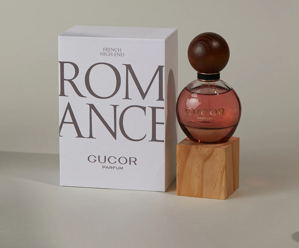 GUCOR 02 Series Women's Perfume 60ml High Transparency Glass with Fine Mist Nozzle French Sparkling Pearl Collection